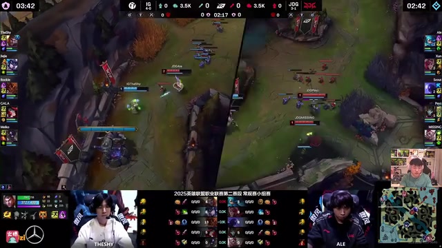 Uzi：阿乐单杀怎么还崩了啊？对面一直搞TheShy但他还是顶住了！